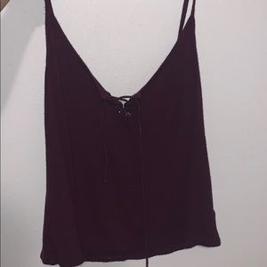 maroon tank. never worn.